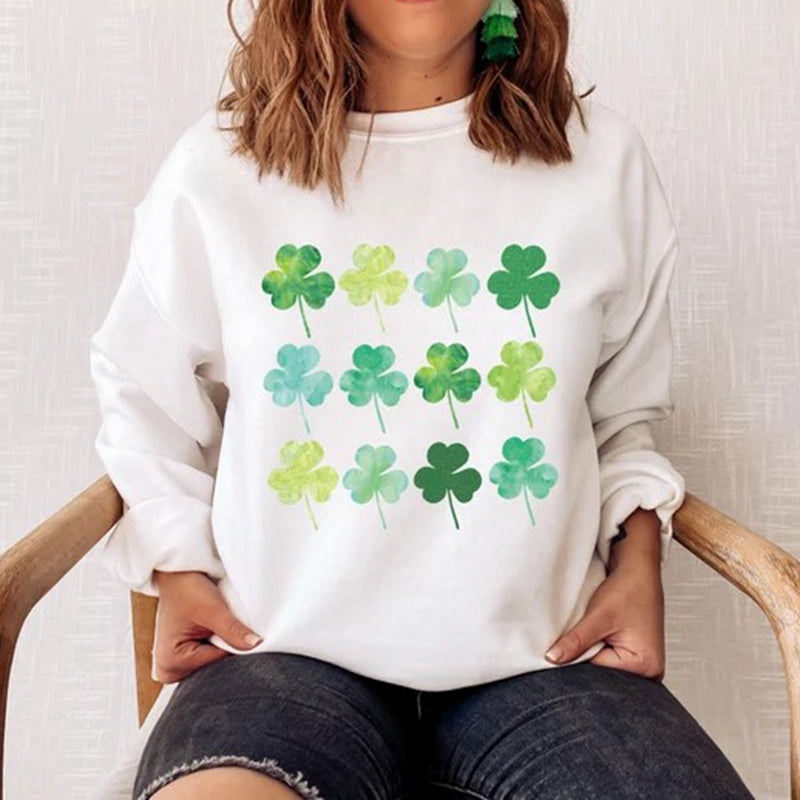 Shamrock Sweatshirt, St. Patrick's Day Sweater