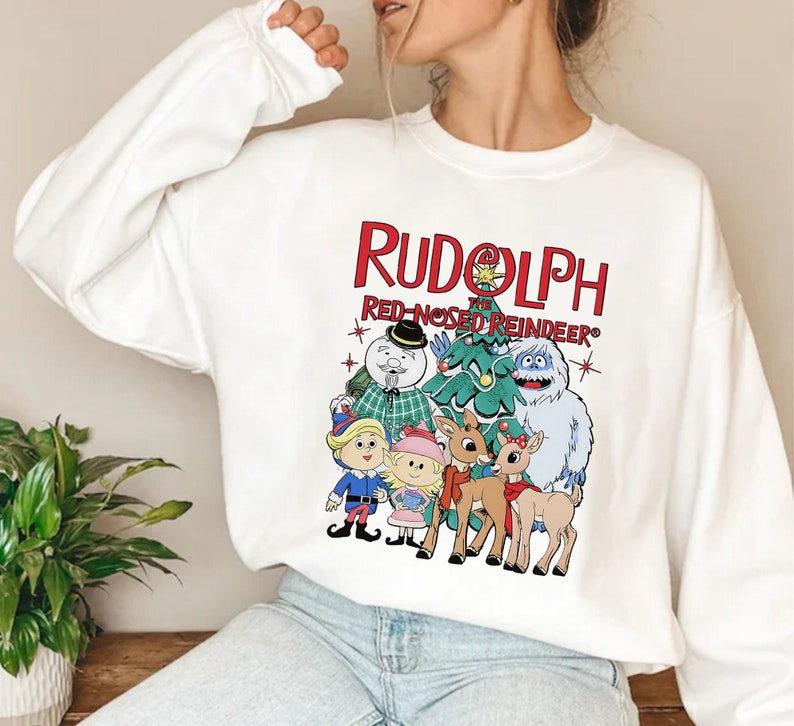 Rudolph The Red Nosed Reindeer Christmas Sweatshirt