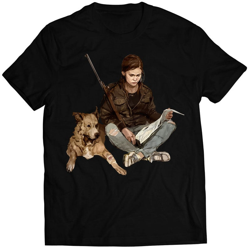 Ellie & Dog TLOU Short Sleeve T-shirt