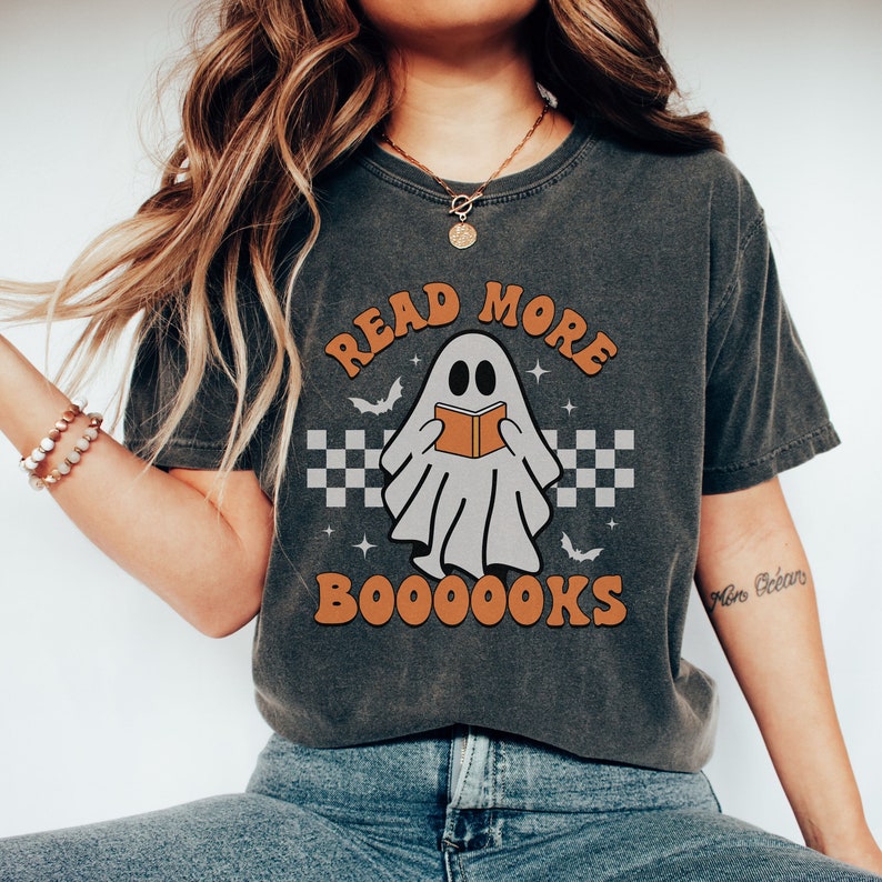 Read More Books Spooky Teacher Ghost T-shirt