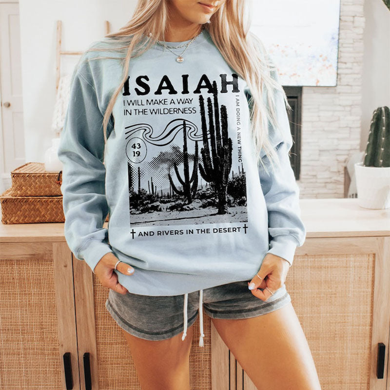 Boho Faith Long Sleeve Crewneck Sweatshirt