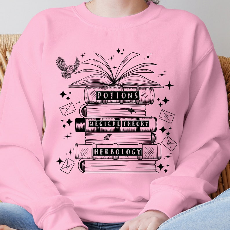 Wizard Castle Book Trendy Sweatshirt