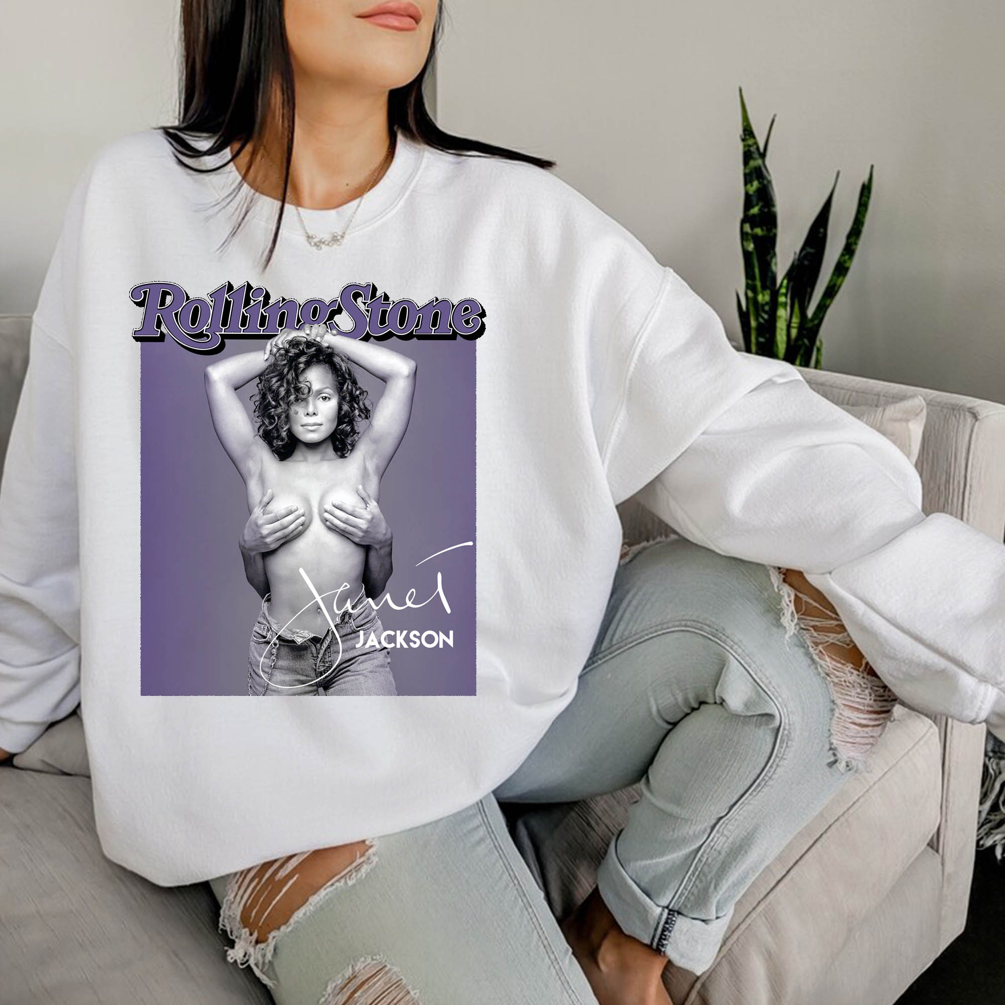 Janet Jackson Rolling Stone Sweatshirt