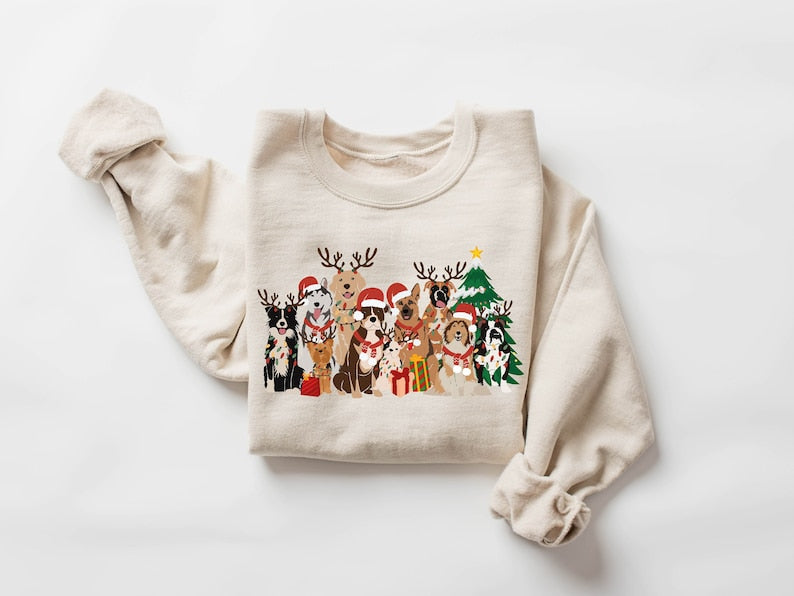 Christmas Dogs Sweatshirt