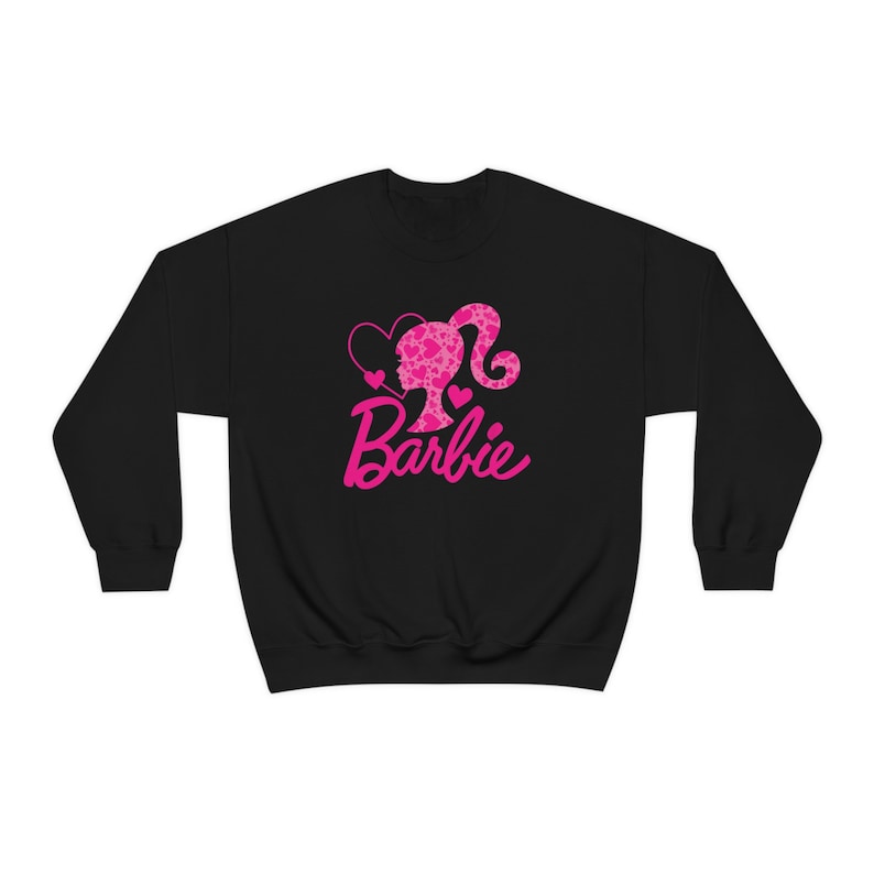 Pink Barbie Print Sweatshirt