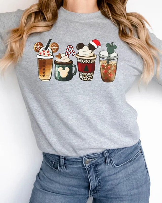Christmas Coffee Sweatshirt Latte Sweatshirt