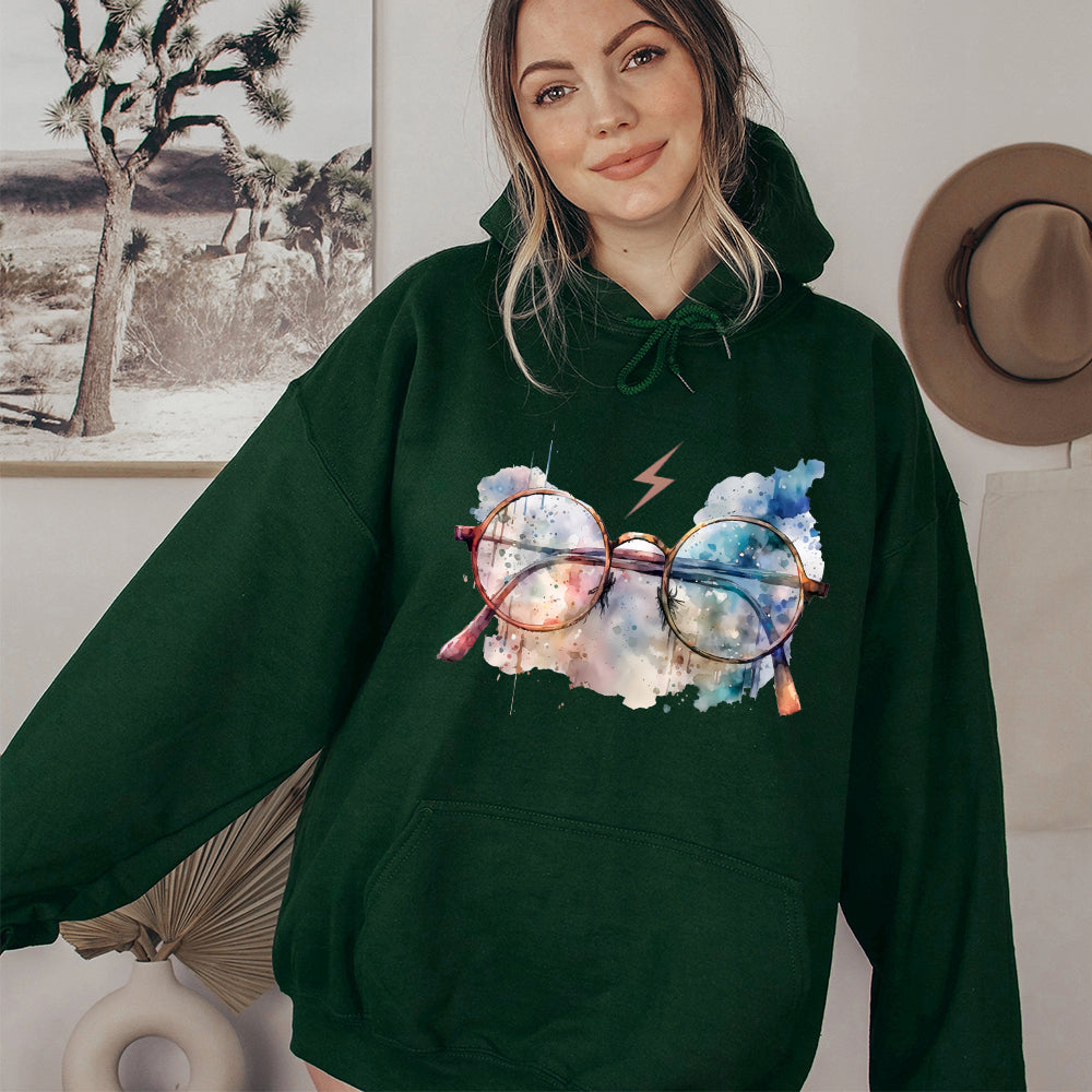 Wizard HP Glasses Magic Hoodie