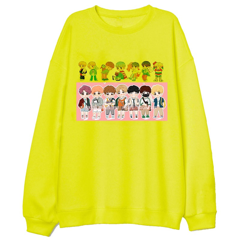 BTS Kpop Long Sleeve Sweatshirt