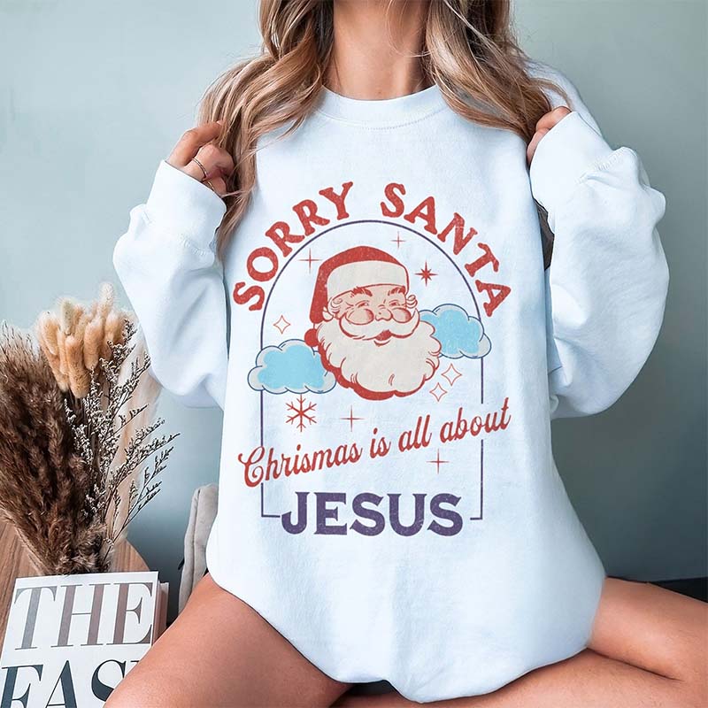 Christmas Faith Crewneck Casual Sweatshirt