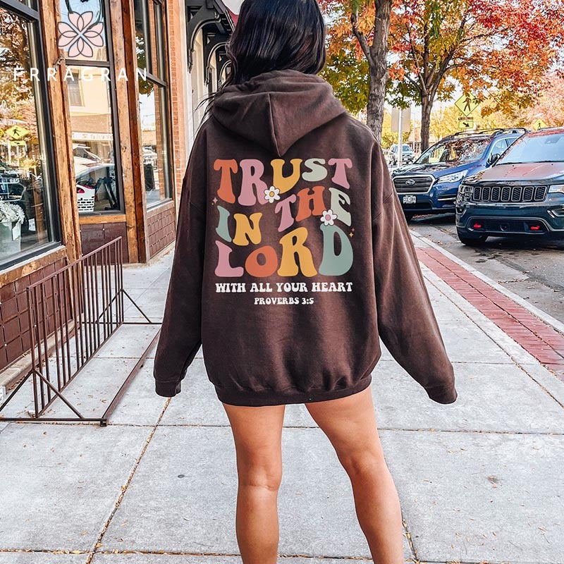 Retro Faith Casual Hoodie