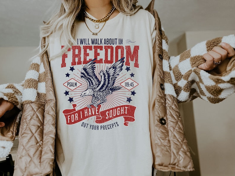4th of July Freedom Independence Day T-shirt