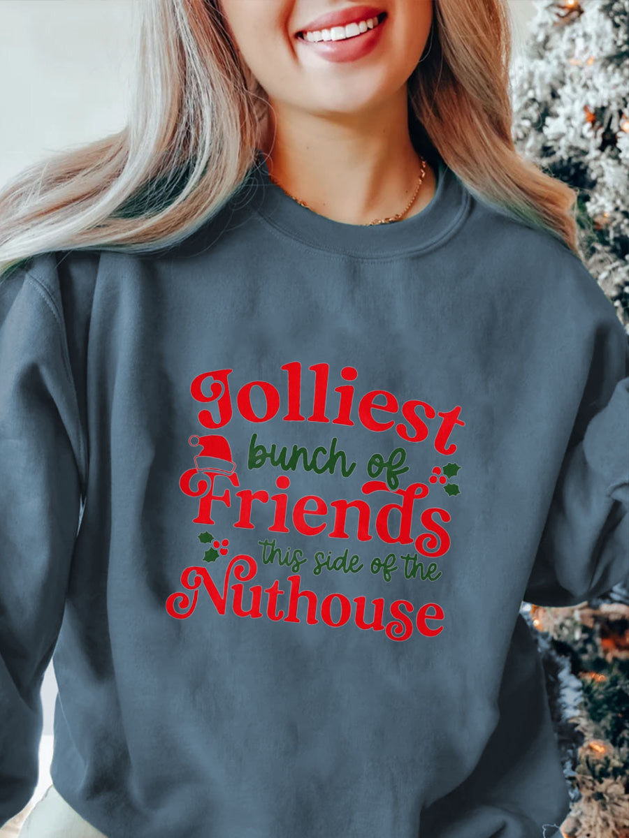 Jolliest Bunch Of Assholes Christmas Sweatshirt