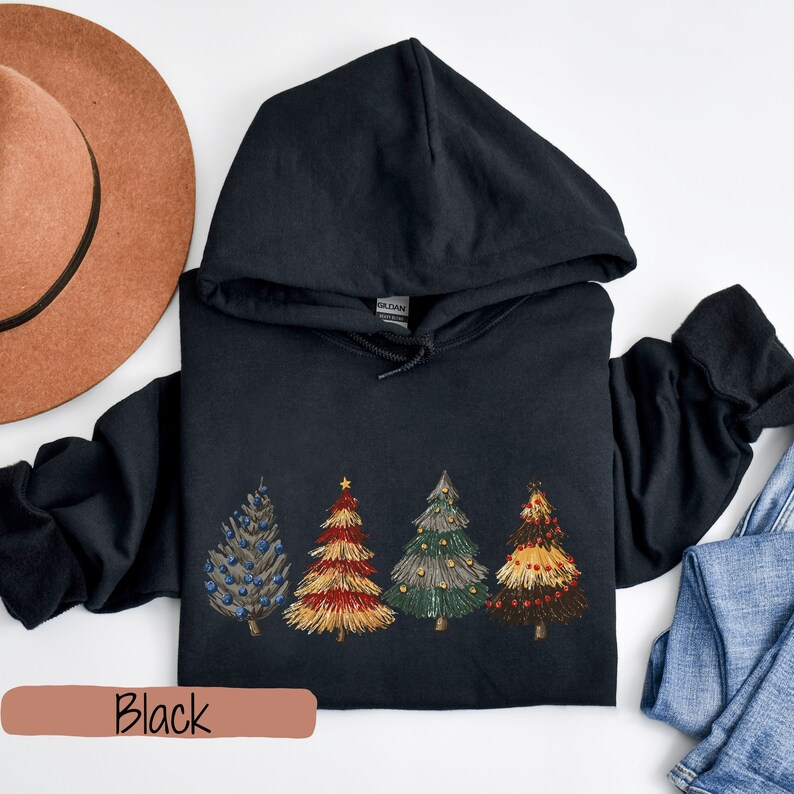 HP Wizard Houses Christmas Tree Hoodie